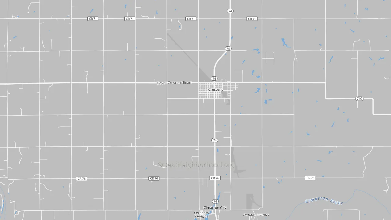 Transit Grade map of 73028, OK
