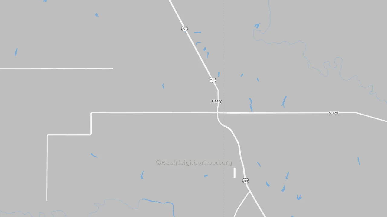 Transit Grade map of 73040, OK