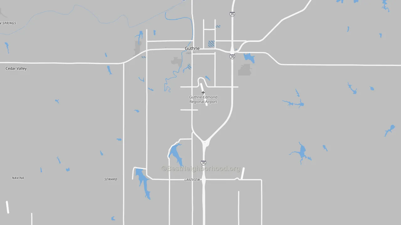 Transit Grade map of 73044, OK