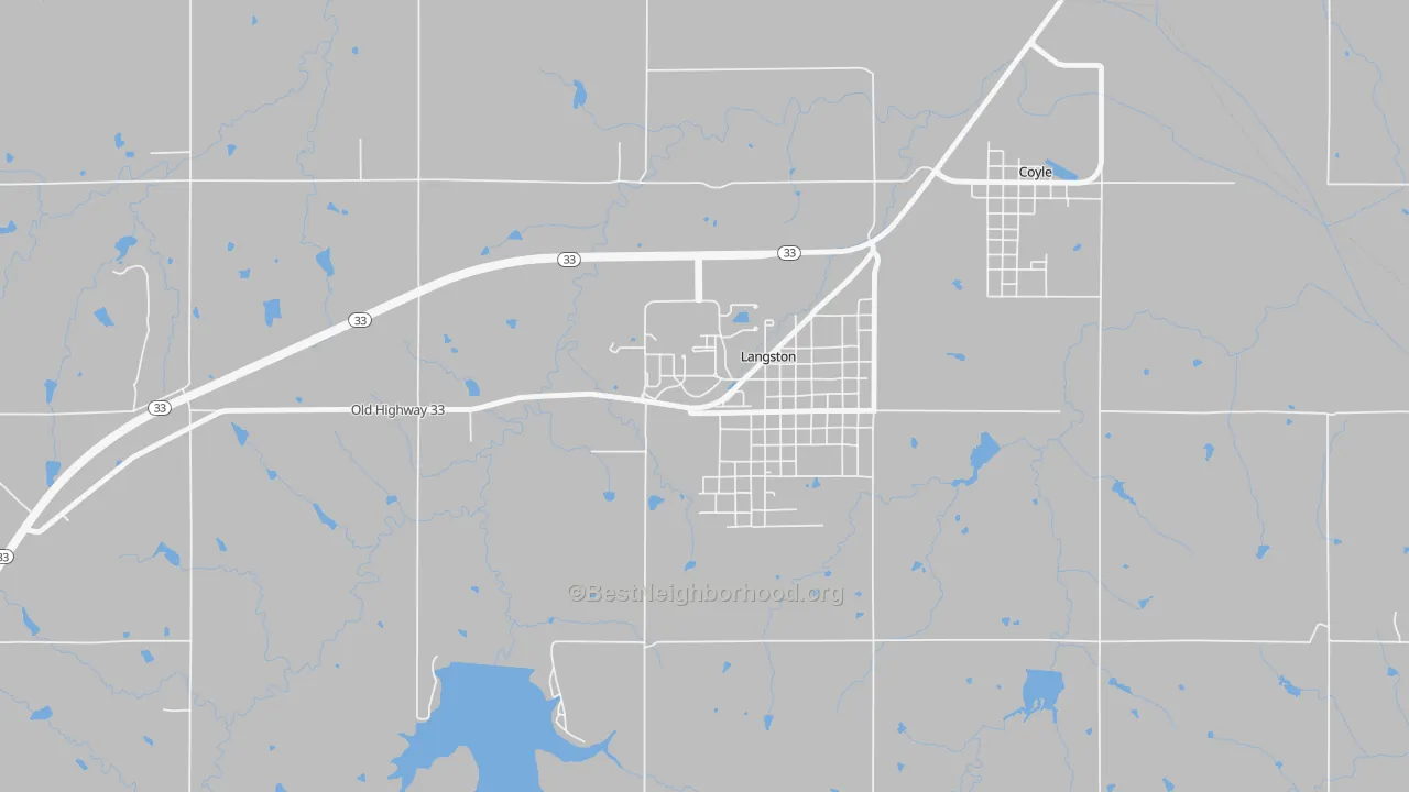Transit Grade map of 73050, OK