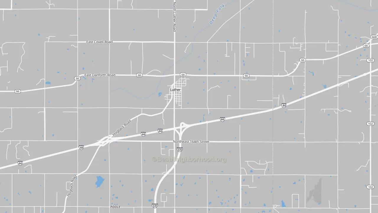 Transit Grade map of 73054, OK