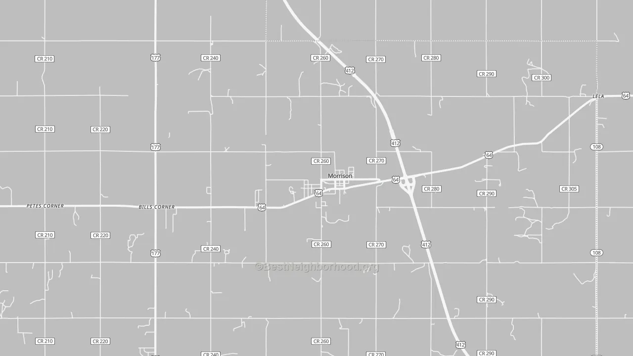 Transit Grade map of 73061, OK