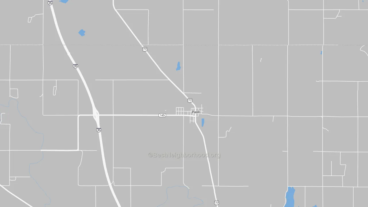 Transit Grade map of 73074, OK
