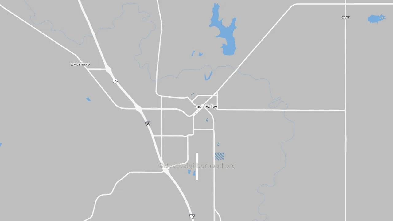 Transit Grade map of 73075, OK