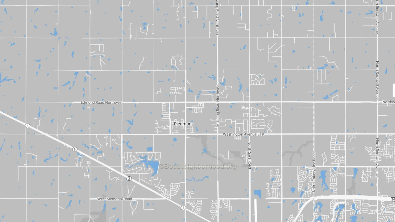 Transit Grade map of 73078, OK