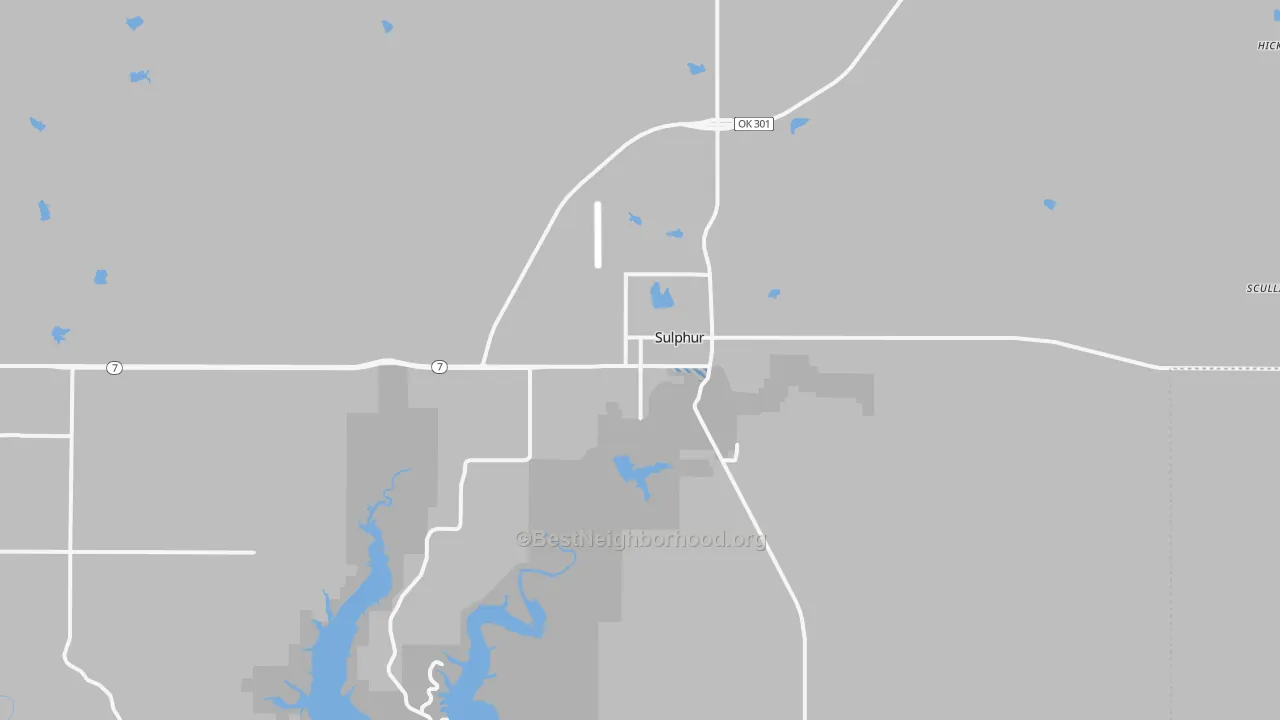 Transit Grade map of 73086, OK