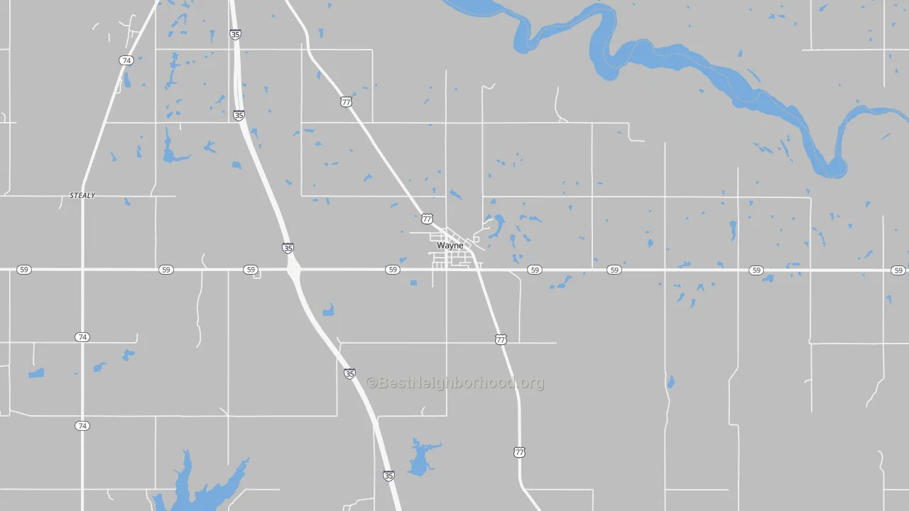 Transit Grade map of 73095, OK
