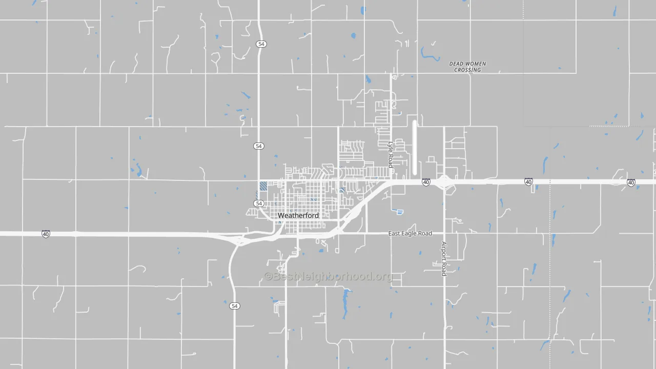 Transit Grade map of 73096, OK