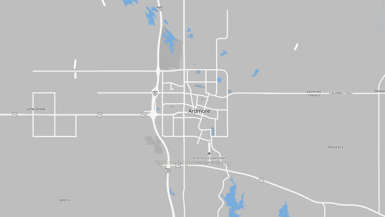 Transit Grade map of 73401, OK