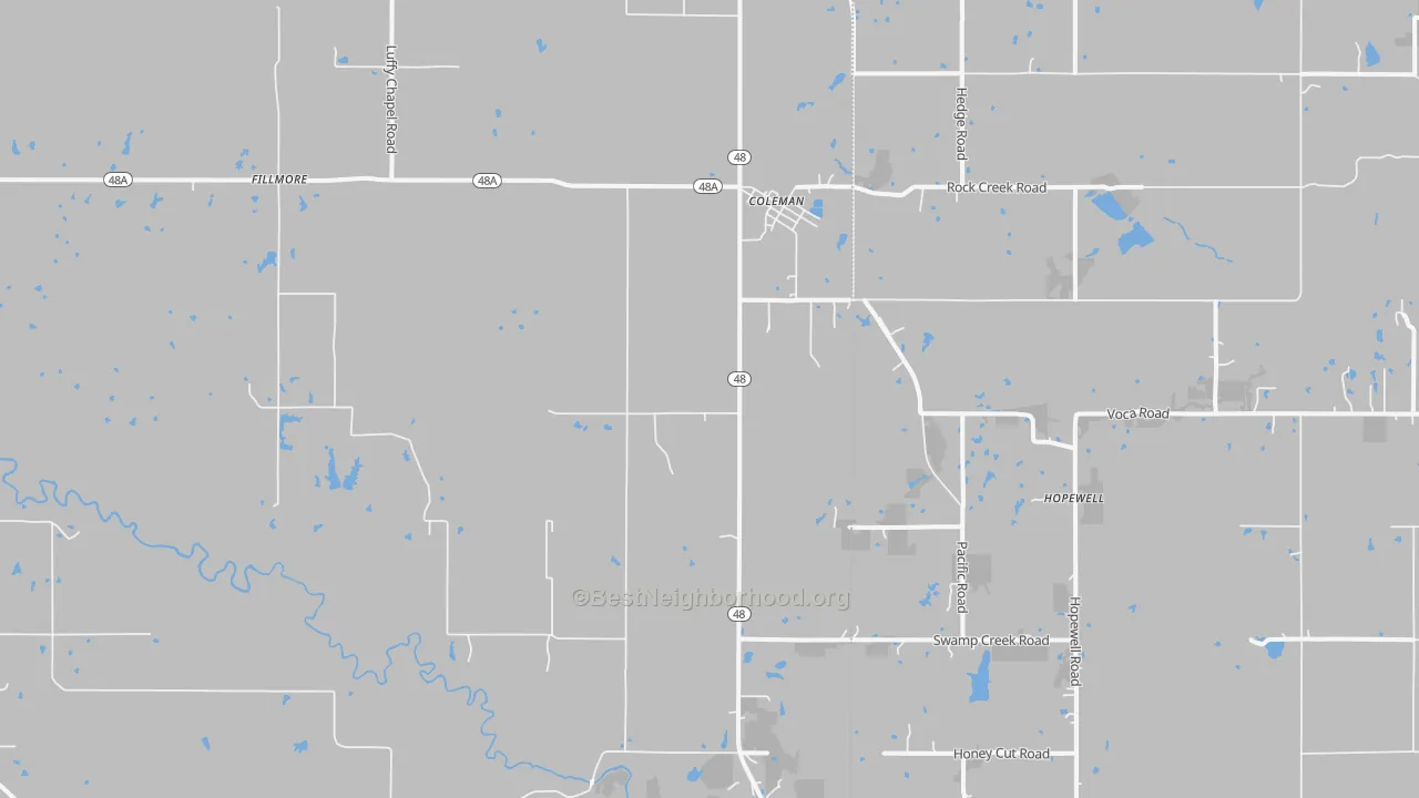 Transit Grade map of 73432, OK