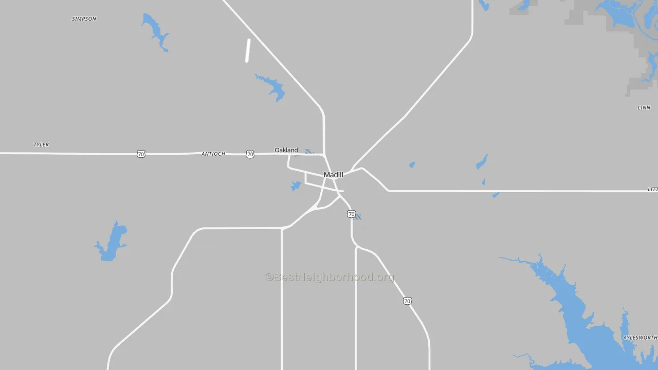 Transit Grade map of 73446, OK