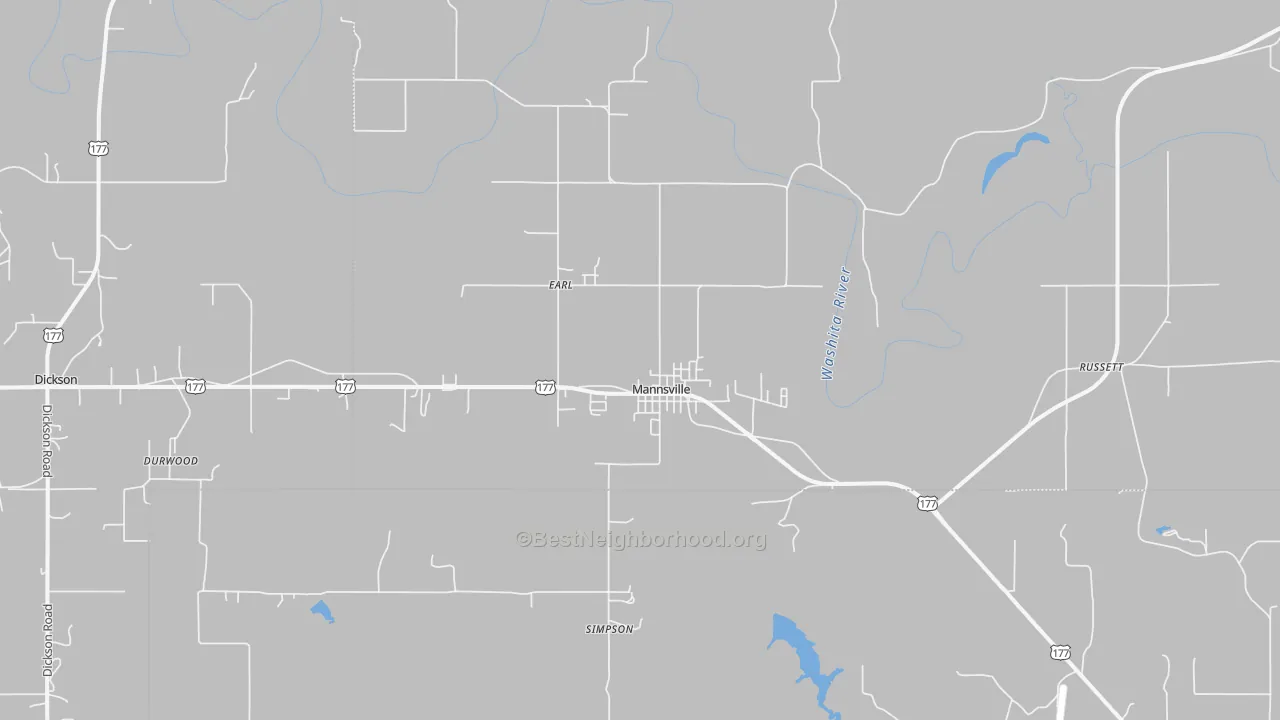 Transit Grade map of 73447, OK
