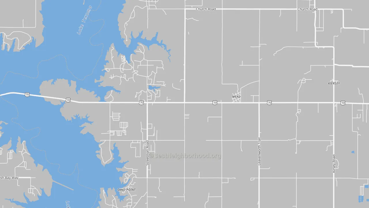 Transit Grade map of 73449, OK