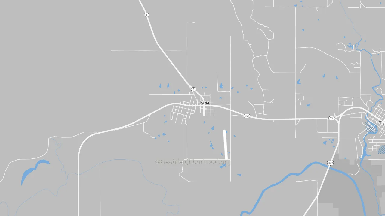 Transit Grade map of 73455, OK