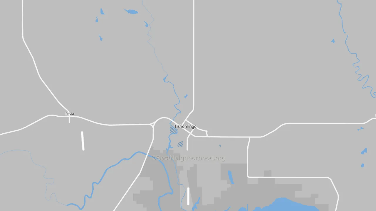 Transit Grade map of 73460, OK