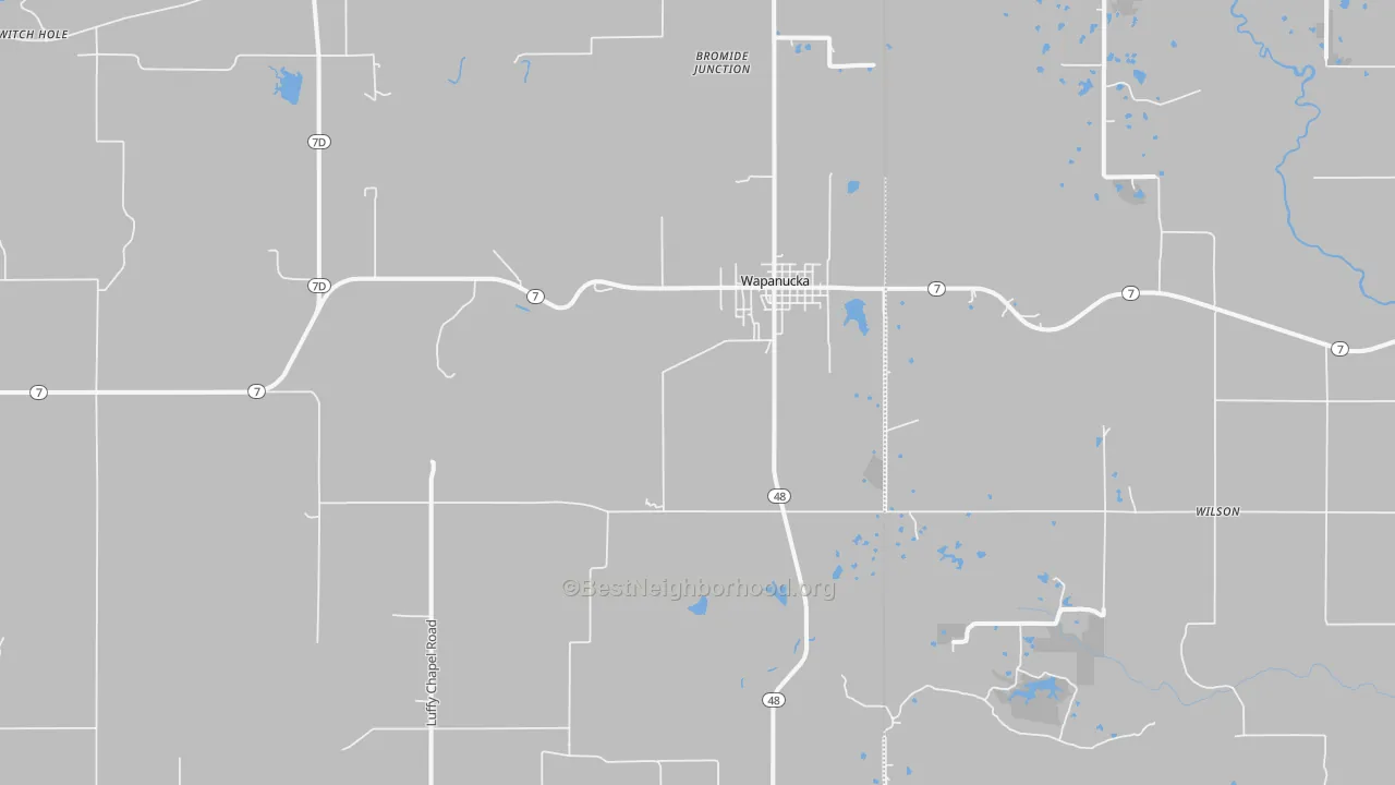 Transit Grade map of 73461, OK
