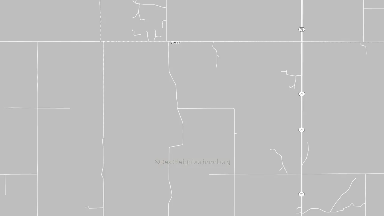 Transit Grade map of 73488, OK