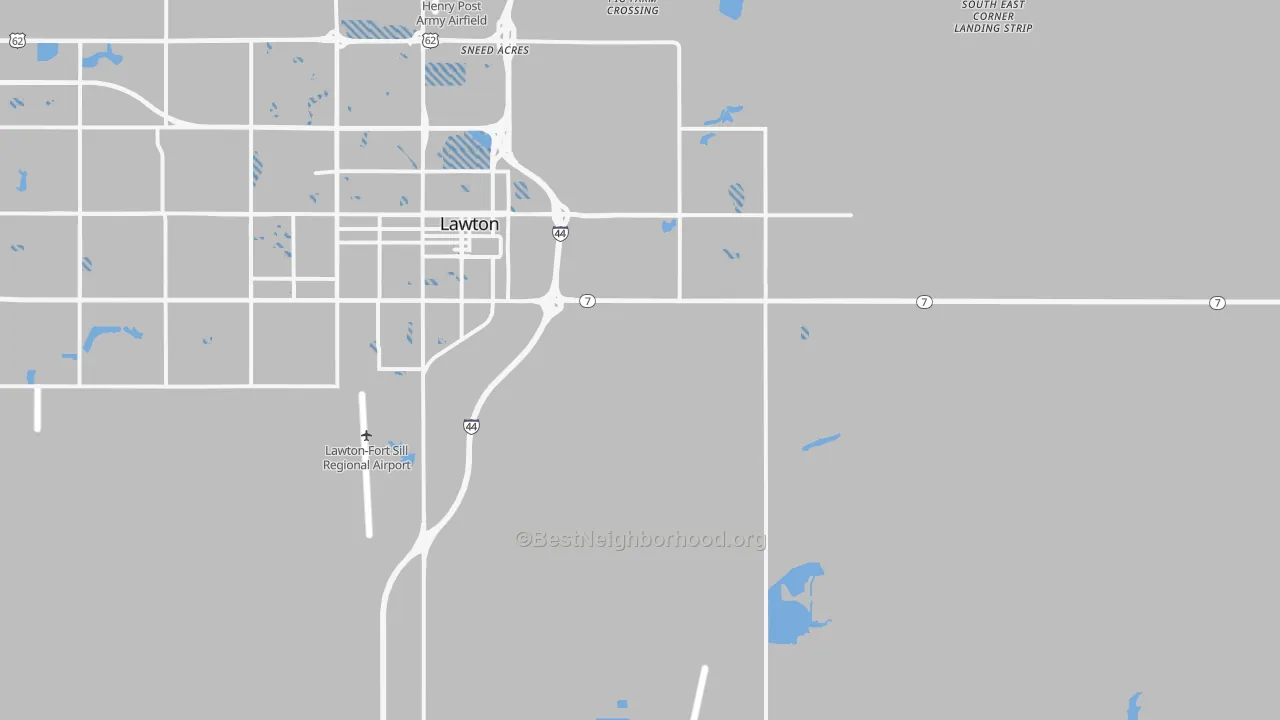 Transit Grade map of 73501, OK