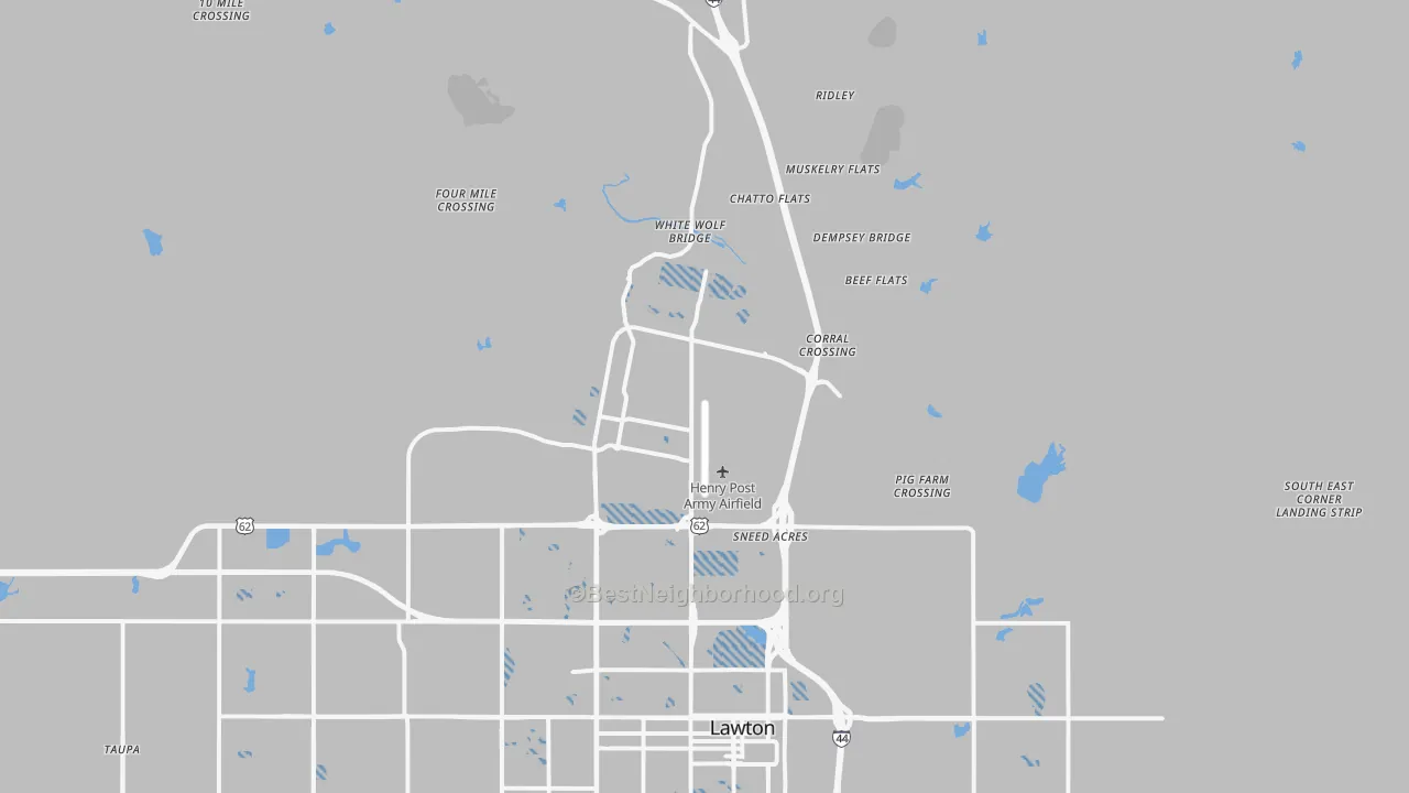 Transit Grade map of 73503, OK