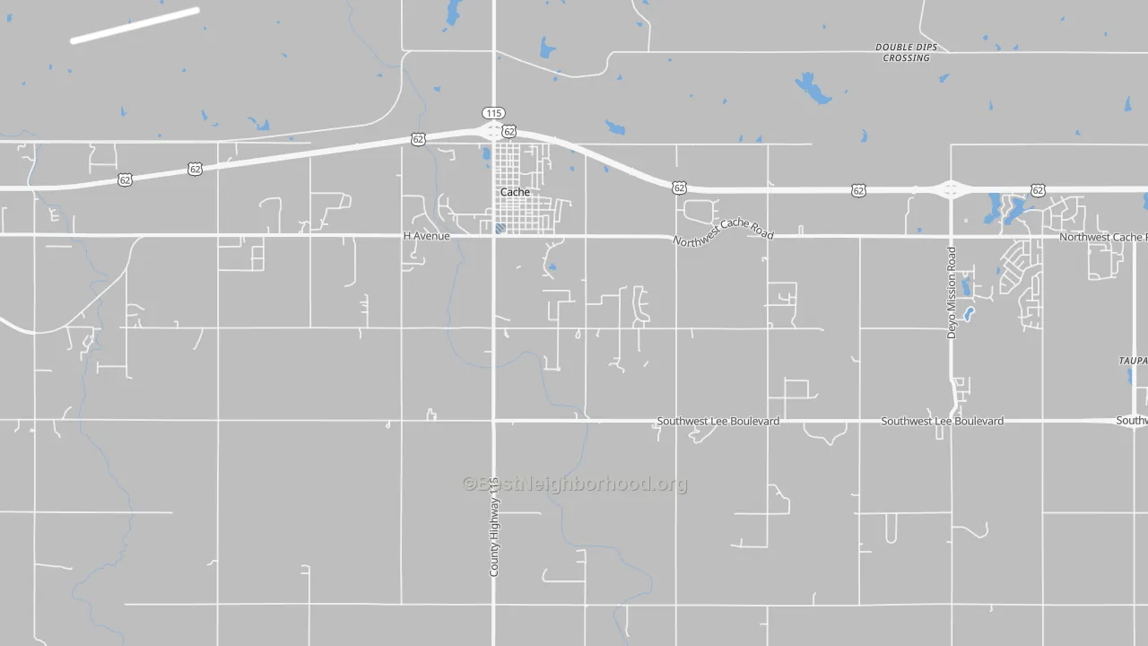 Transit Grade map of 73527, OK
