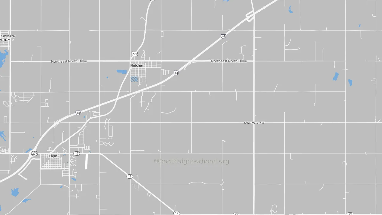 Transit Grade map of 73541, OK