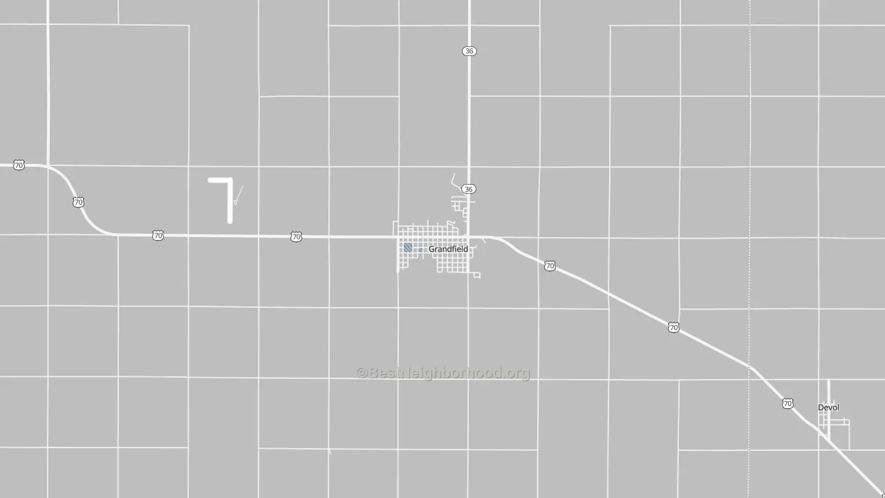 Transit Grade map of 73546, OK