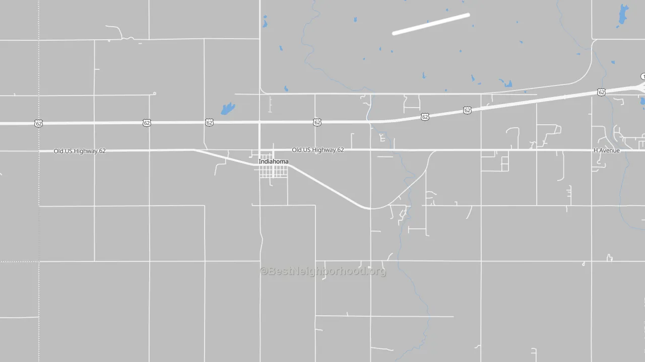 Transit Grade map of 73552, OK