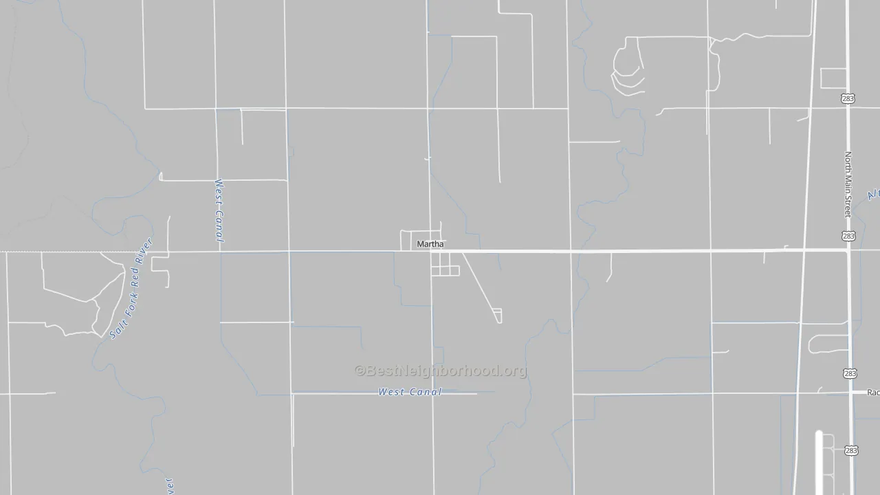 Transit Grade map of 73556, OK