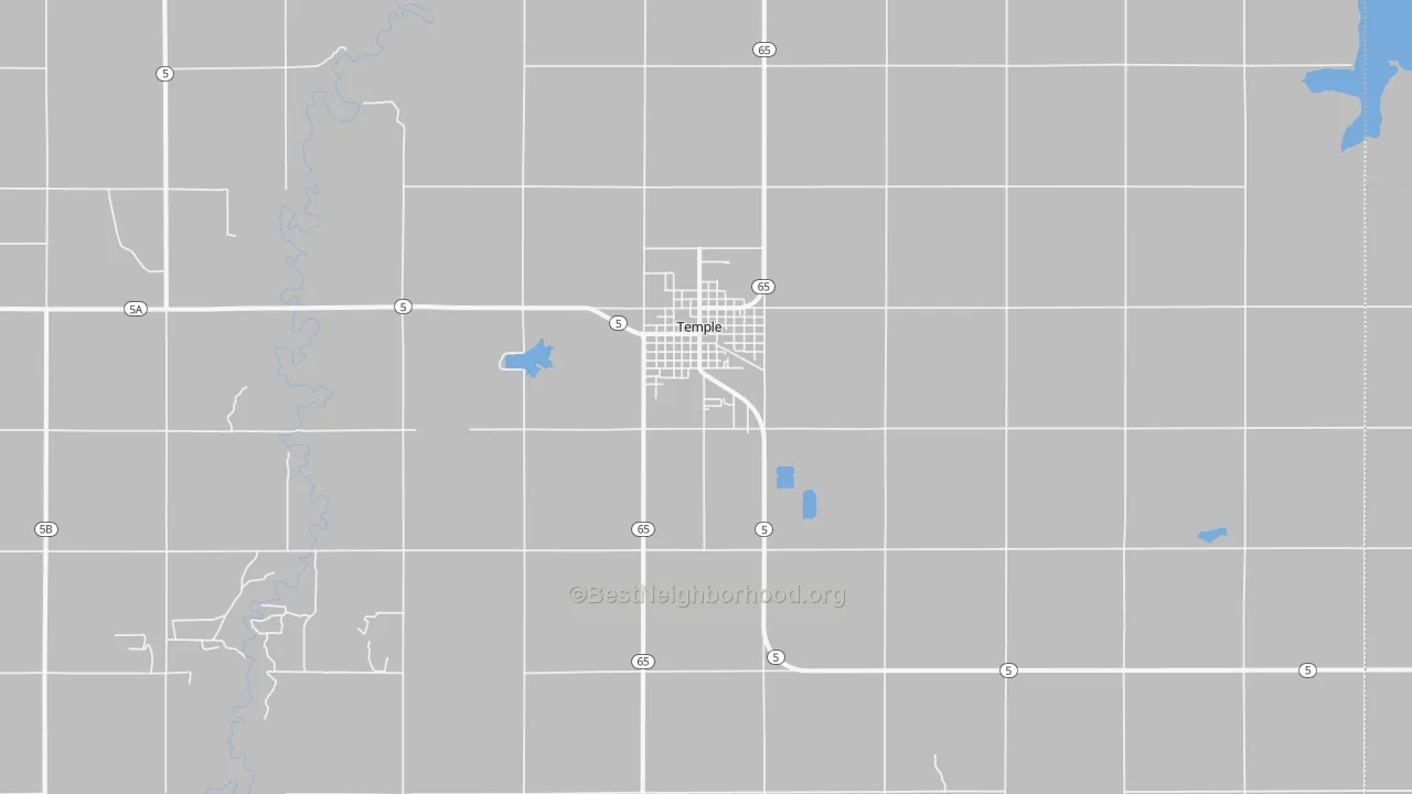 Transit Grade map of 73568, OK