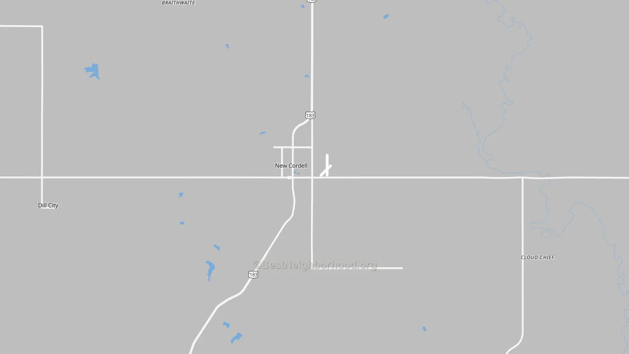 Transit Grade map of 73632, OK