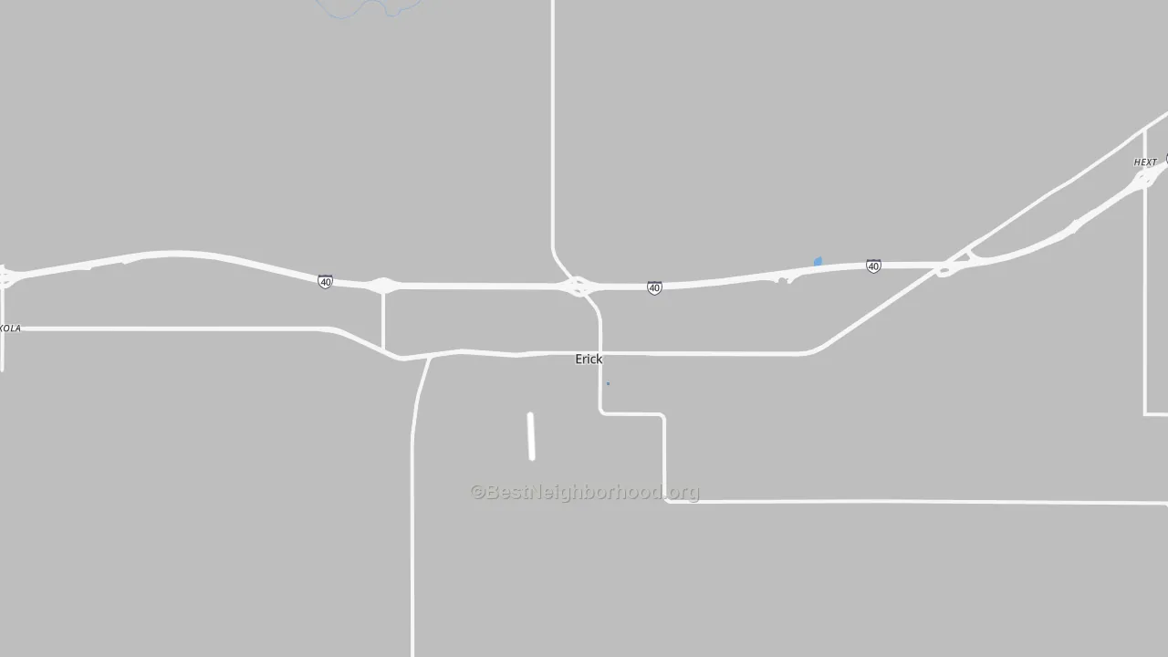 Transit Grade map of 73645, OK