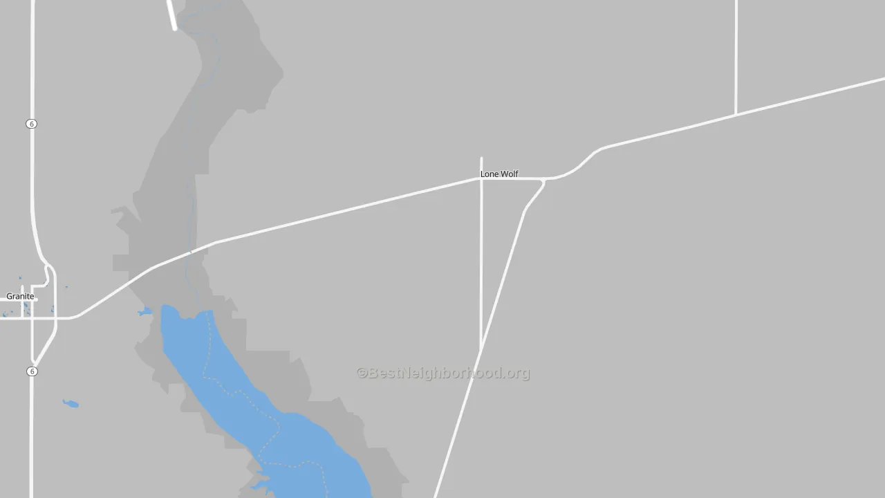Transit Grade map of 73655, OK