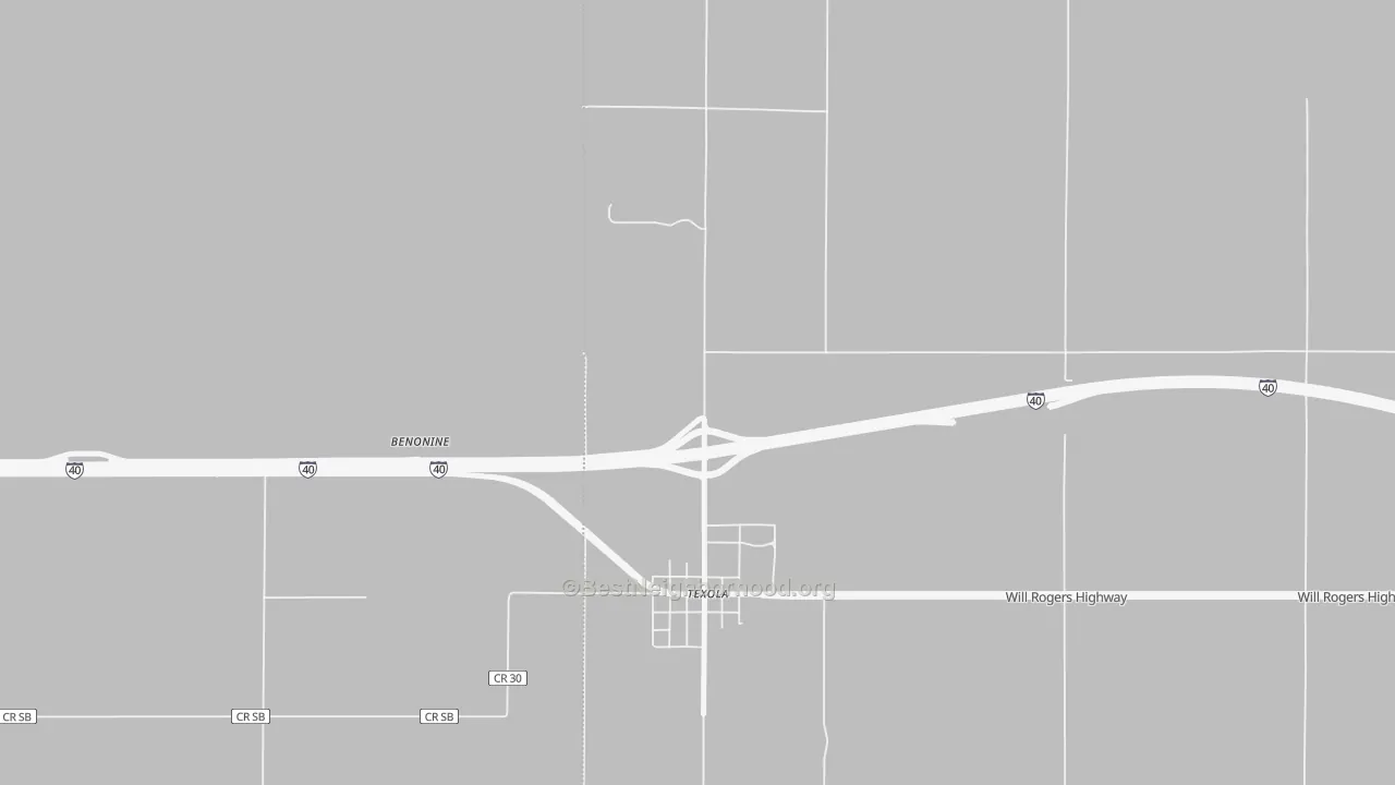 Transit Grade map of 73668, OK