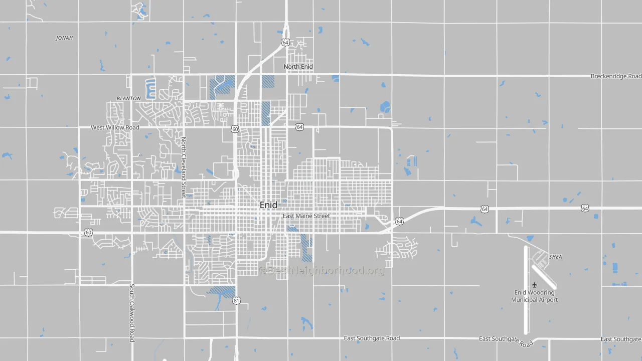 Transit Grade map of 73701, OK