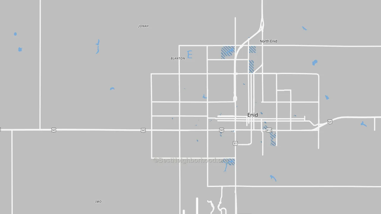 Transit Grade map of 73703, OK
