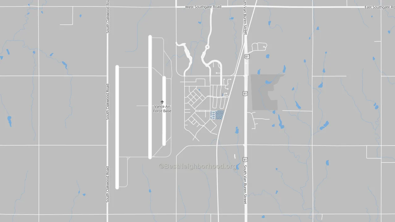 Transit Grade map of 73705, OK
