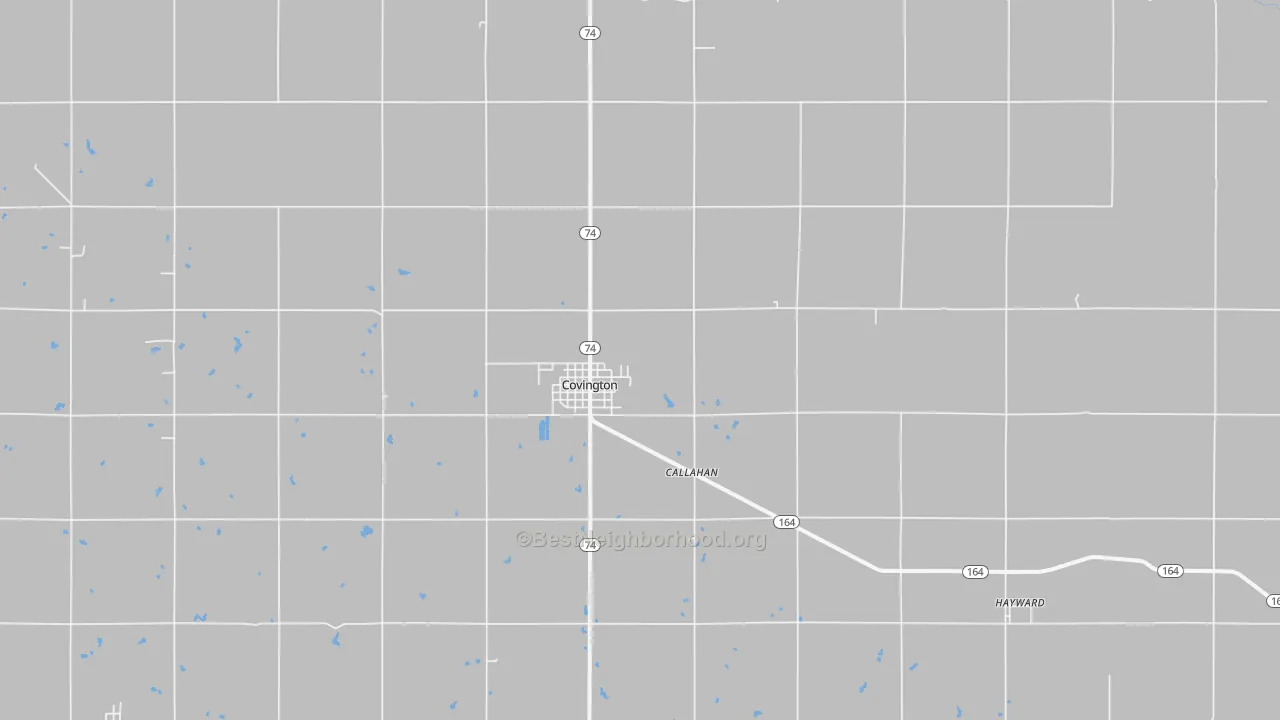 Transit Grade map of 73730, OK