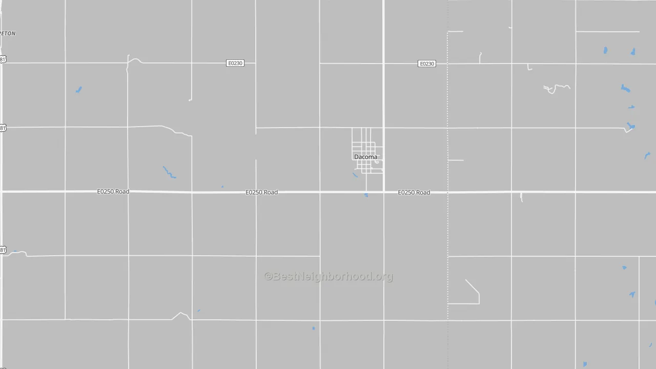 Transit Grade map of 73731, OK
