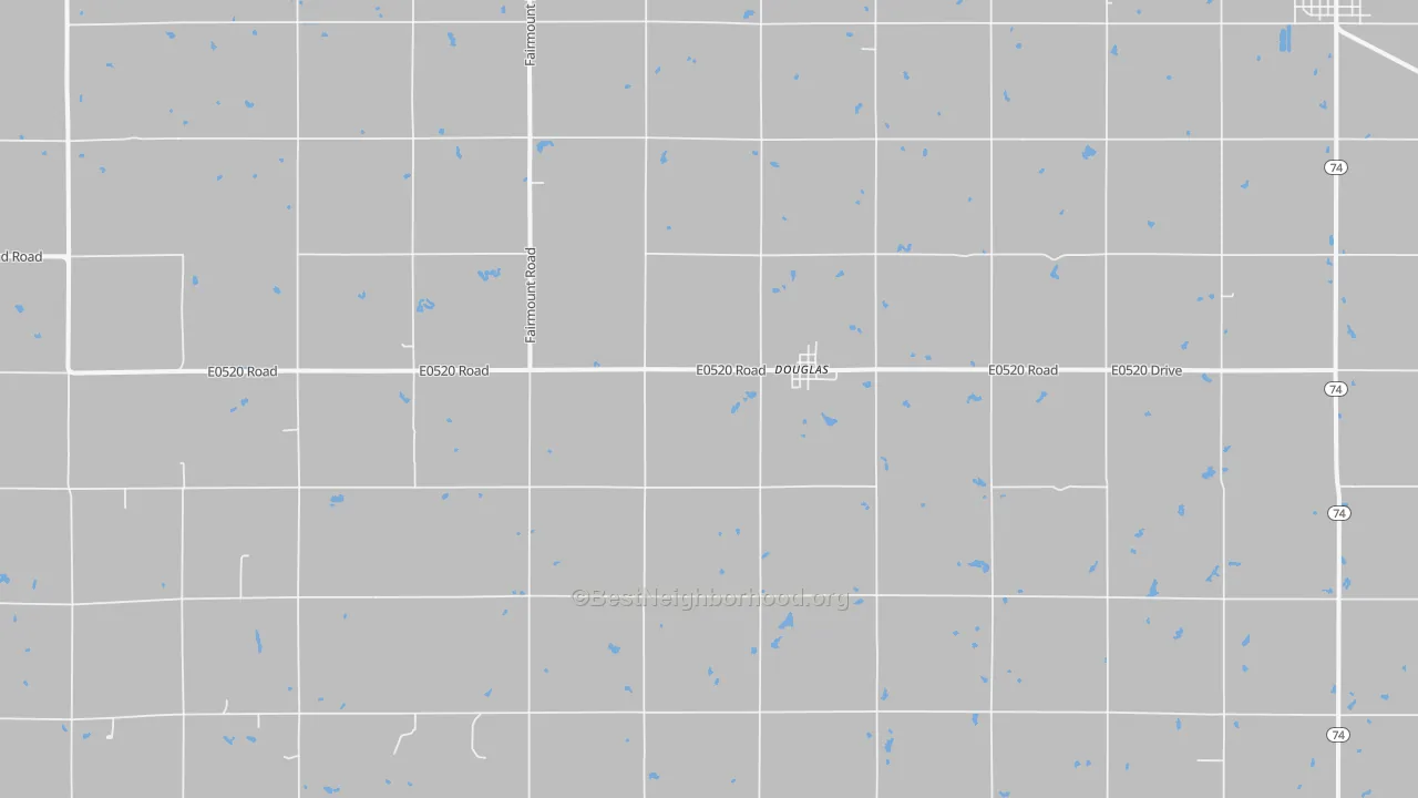 Transit Grade map of 73733, OK