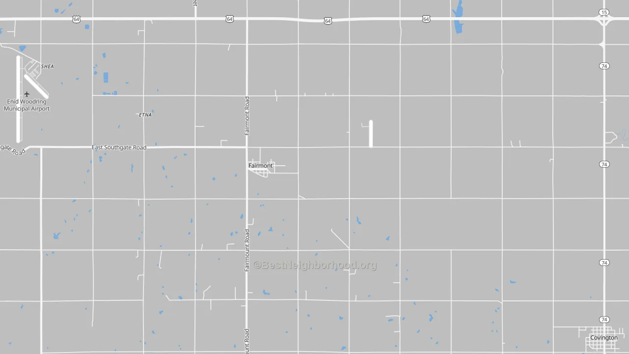 Transit Grade map of 73736, OK