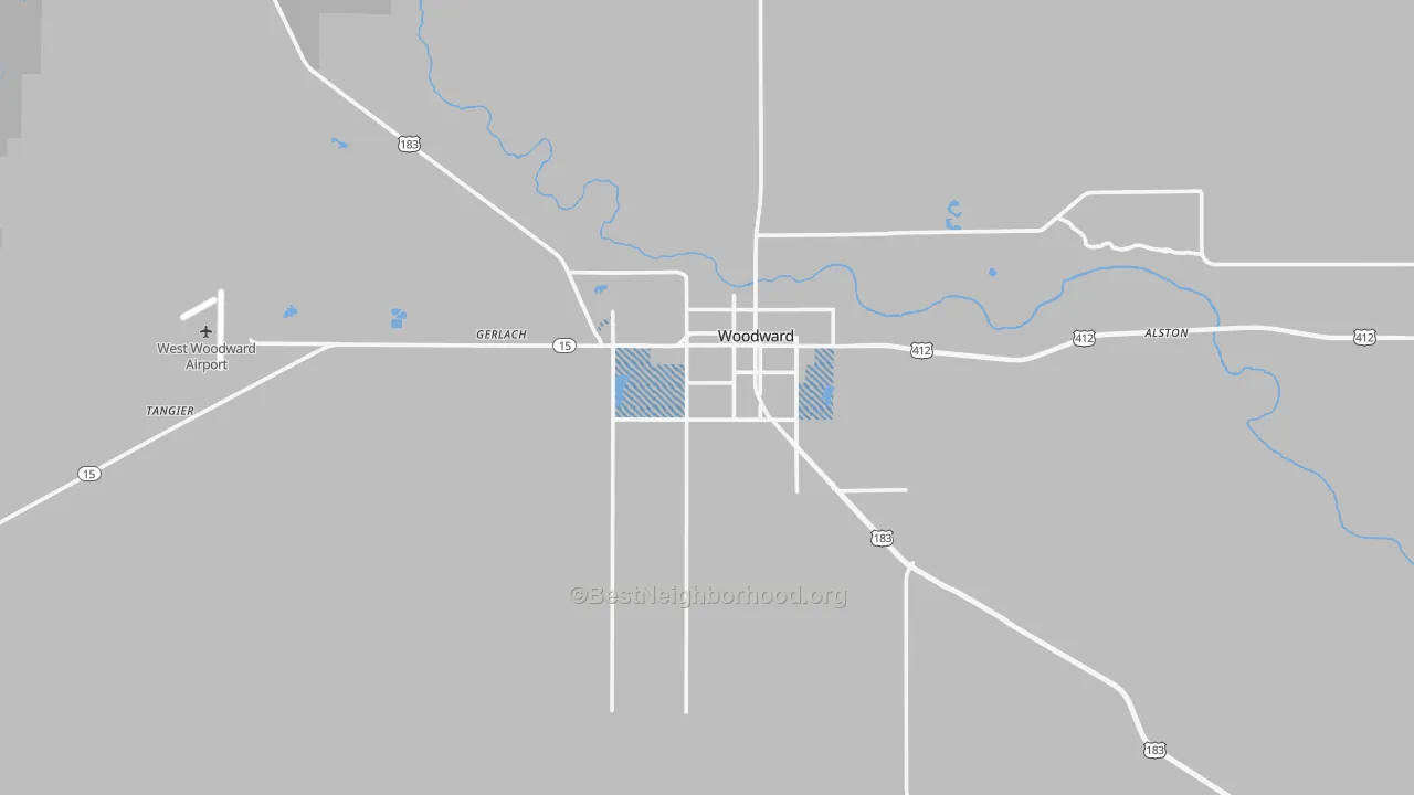 Transit Grade map of 73801, OK