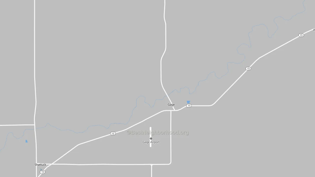 Transit Grade map of 73843, OK