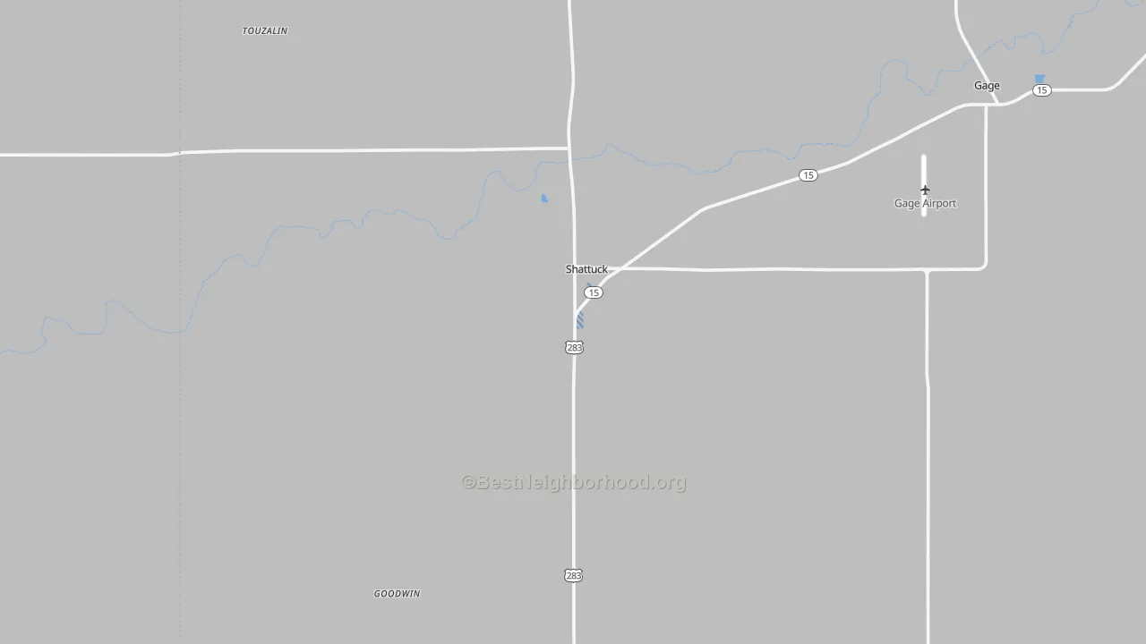 Transit Grade map of 73858, OK