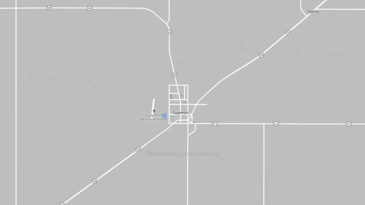 Transit Grade map of 73942, OK