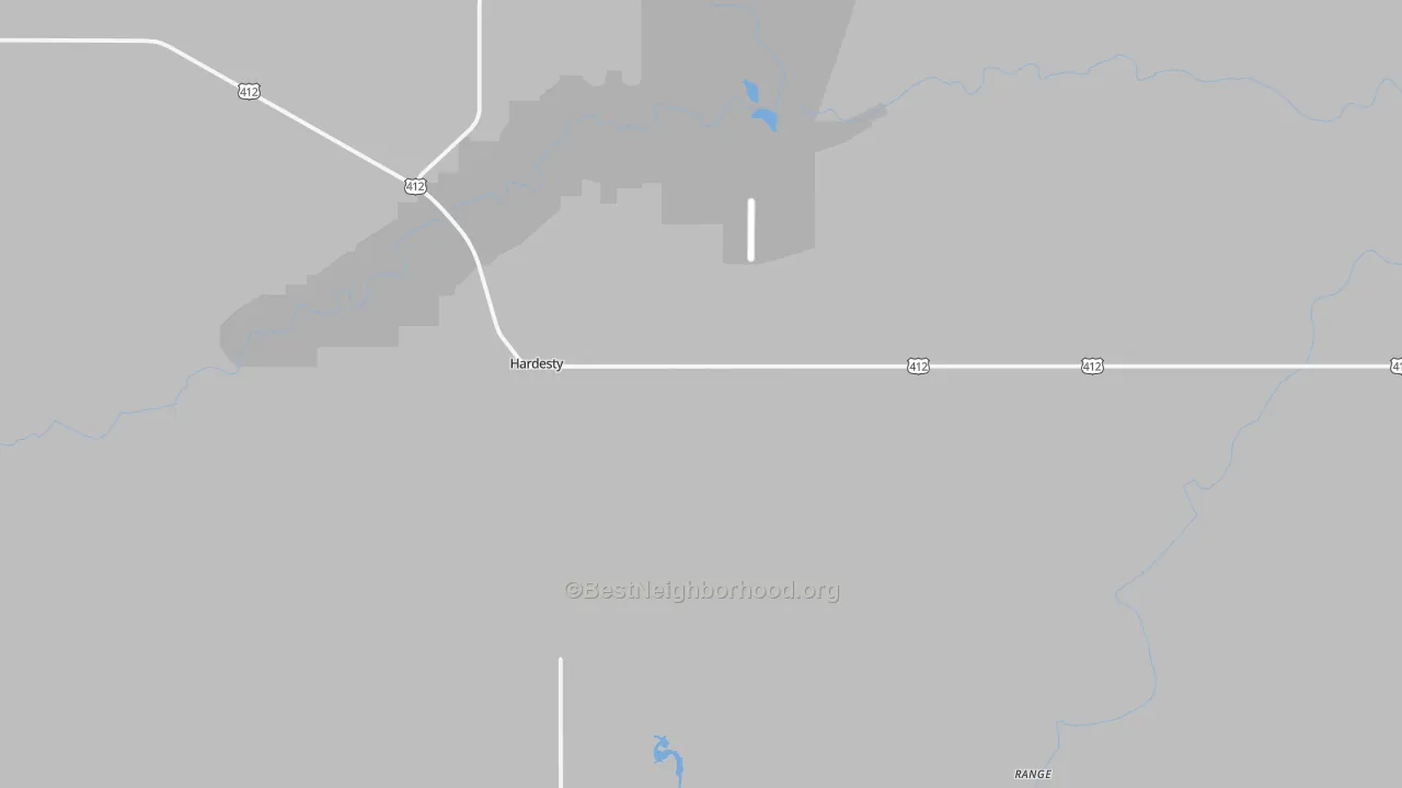 Transit Grade map of 73944, OK