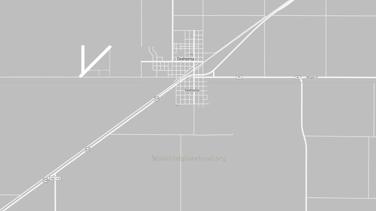 Transit Grade map of 73960, TX