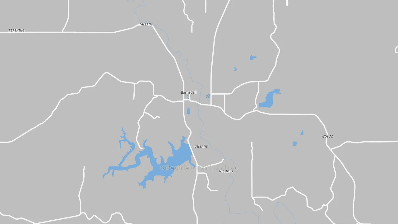 Transit Grade map of 74002, OK