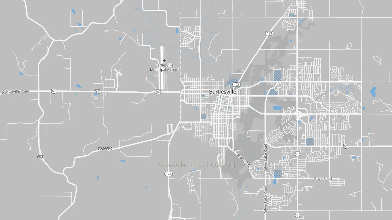 Transit Grade map of 74003, OK