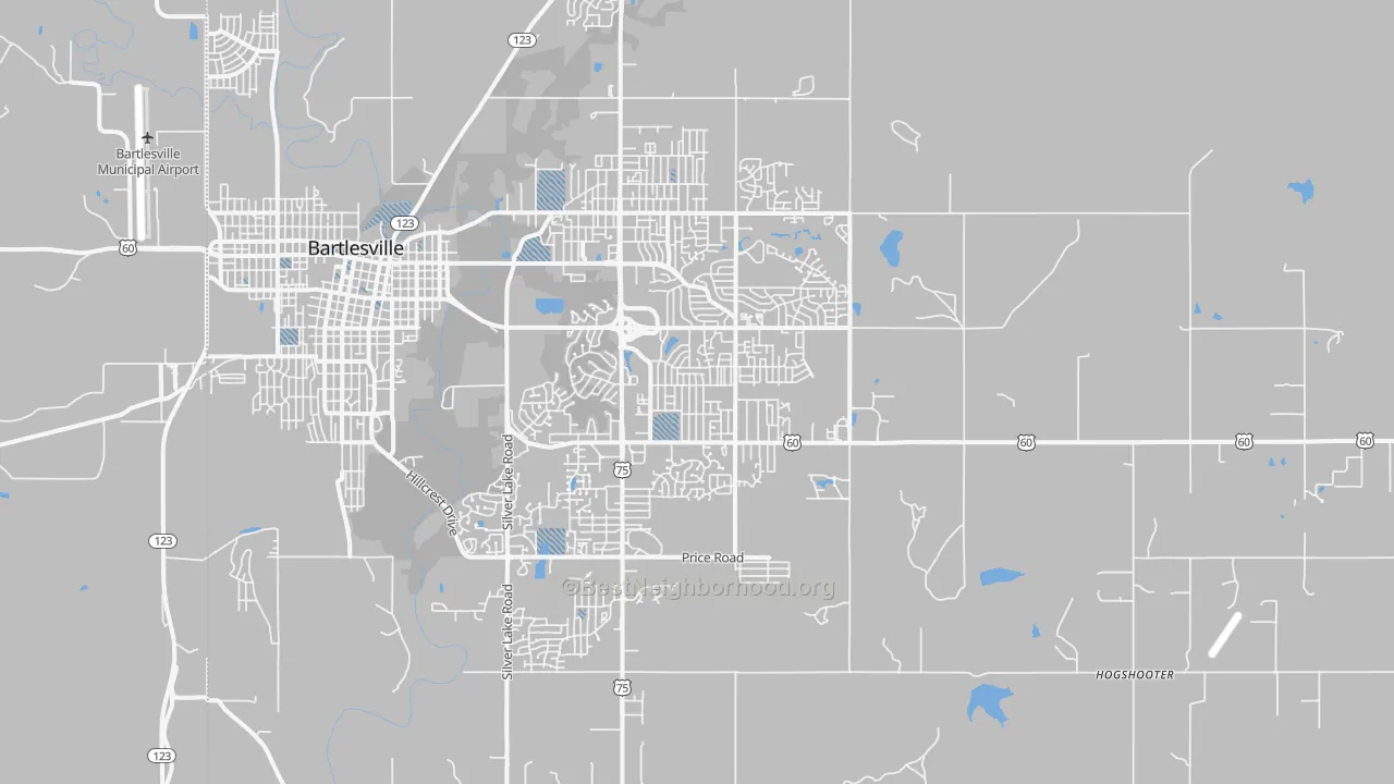 Transit Grade map of 74006, OK