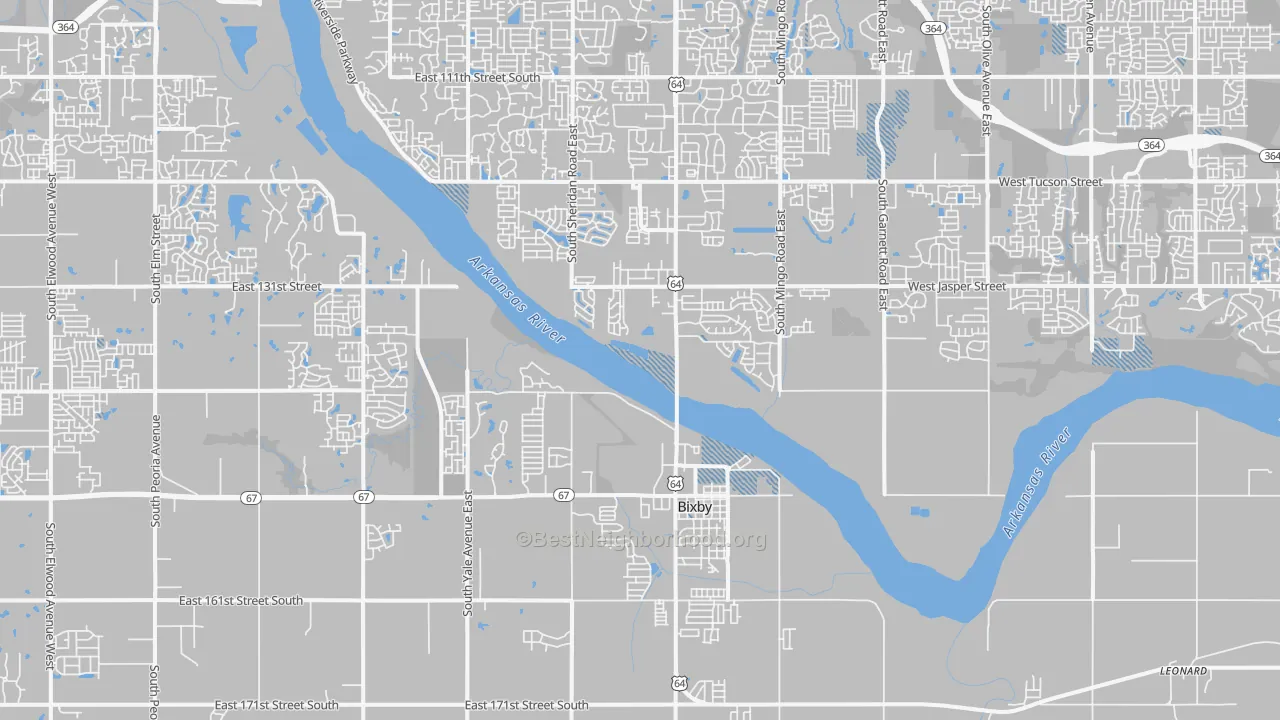 Transit Grade map of 74008, OK